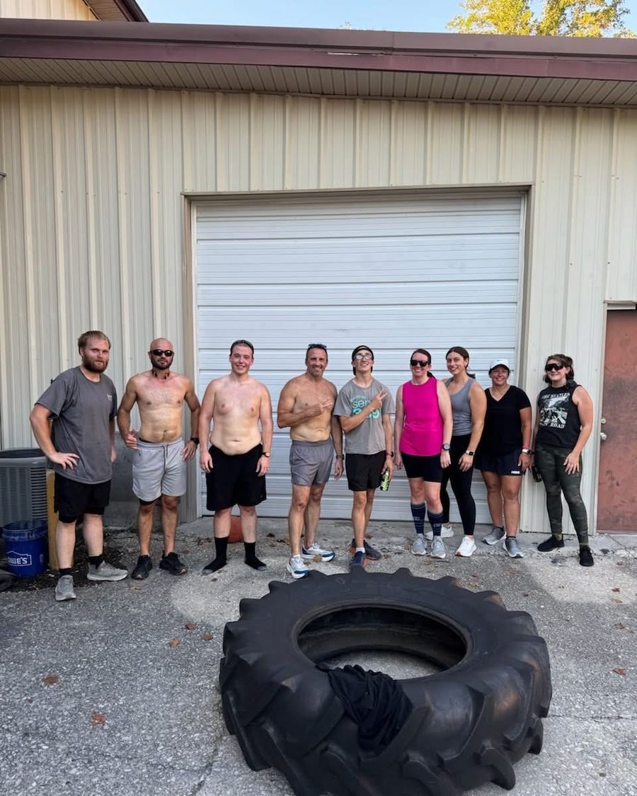 RNF Run Club members after a group run in Glasgow, KY