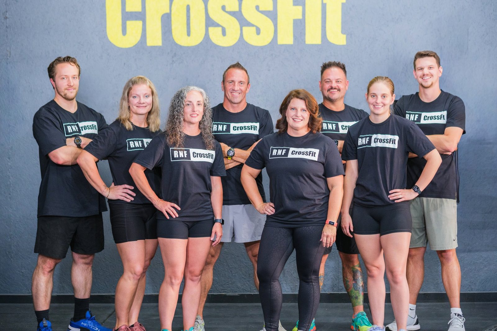 The full RNF CrossFit coaching team